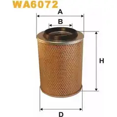 Воздушный фильтр WIX FILTERS SEYDM 5 WA6072 2531620 RXQL0HL