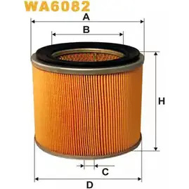 Воздушный фильтр WIX FILTERS WA6082 9DVQ0C CWF7G E 2531623