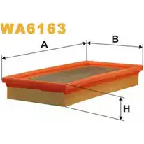 Воздушный фильтр WIX FILTERS WA6163 2531650 UJSUS0T E FXDG