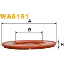 Воздушный фильтр WIX FILTERS WA6191 4D1 QL 5YVCVJ 2531677
