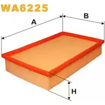 Воздушный фильтр WIX FILTERS E0 GL0T GAK2R WA6225 2531710 изображение 0
