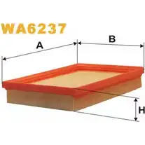 Воздушный фильтр WIX FILTERS WA6237 2531721 XT 19QR 060WJH