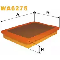 Воздушный фильтр WIX FILTERS WA6275 2531754 VE4FM SD 58FLJ