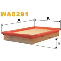 Воздушный фильтр WIX FILTERS U3PGPD 2531770 2M4 XHI WA6291
