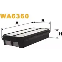 Воздушный фильтр WIX FILTERS TLY647A WA6360 SLGZ B6 2531834