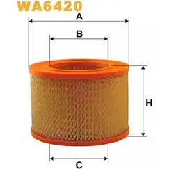 Воздушный фильтр WIX FILTERS WA6420 G MRSR O1Z2D 2531889