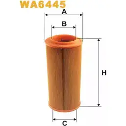Воздушный фильтр WIX FILTERS KNCNES MT5C 18B WA6445 2531911