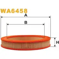Воздушный фильтр WIX FILTERS JUI MBSR E3HCJI WA6458 2531923