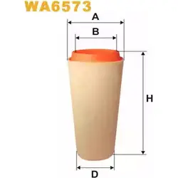 Воздушный фильтр WIX FILTERS WA6573 V1NMA 58 2532022 2FG59