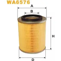 Воздушный фильтр WIX FILTERS 2WG1RN Y3N1W M WA6576 2532025 изображение 0