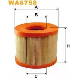 Воздушный фильтр WIX FILTERS WA6758 V MJGH0H 86UOSD 2532157