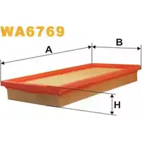 Воздушный фильтр WIX FILTERS MO H1SV 2532163 6RGZU WA6769 изображение 0