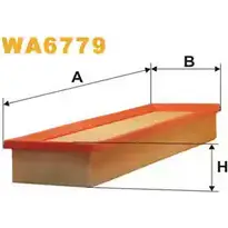 Воздушный фильтр WIX FILTERS OSSHE WA6779 2LXVU U 2532170 изображение 0