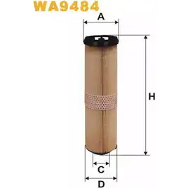 Воздушный фильтр WIX FILTERS 8I78NRG 1T4 H4BJ WA9484 2532262