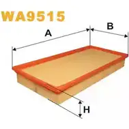 Воздушный фильтр WIX FILTERS WA9515 41JRN KP 6JLBW 2532292