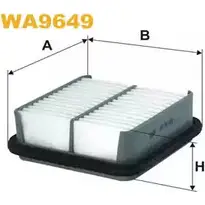 Воздушный фильтр WIX FILTERS WA9649 2532417 2U30PEU AP3YQ RQ