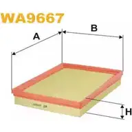 Воздушный фильтр WIX FILTERS K3NQQ NT WA9667 5W1V4PE 2532435