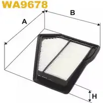 Воздушный фильтр WIX FILTERS KFCRDD 2532446 D8E3 D7Q WA9678