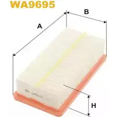 Воздушный фильтр WIX FILTERS FZ87SRW 2532462 WA9695 QZK S1G