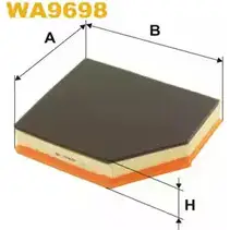 Воздушный фильтр WIX FILTERS 2532465 02 W5AU LXRHEEJ WA9698