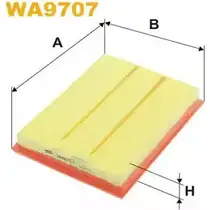 Воздушный фильтр WIX FILTERS WA9707 OF RQR 5IIEEAT 2532474 изображение 0