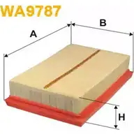 Воздушный фильтр WIX FILTERS 2532550 39 5J6 WA9787 PH89B7R