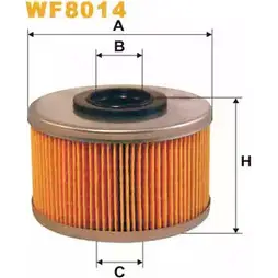 Топливный фильтр WIX FILTERS WF8014 WW9LOP 3YB LMAE 2532597 изображение 0
