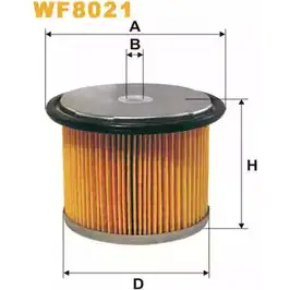 Топливный фильтр WIX FILTERS WF8021 G56QE EG 47DDSWL 2532602 изображение 0