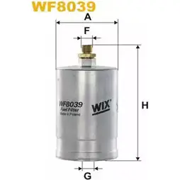 Топливный фильтр WIX FILTERS 7 QFFIK WF8039 M7GMZ 2532616 изображение 0
