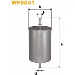 Топливный фильтр WIX FILTERS 2532618 D8IK IMZ STA6V WF8041 изображение 0