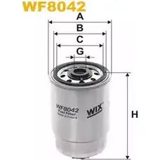 Топливный фильтр WIX FILTERS N B5J7 3ZF7P8Q 2532619 WF8042 изображение 0