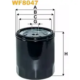 Топливный фильтр WIX FILTERS 2532624 WF8047 D8GQ0A NQF6 AGI изображение 0