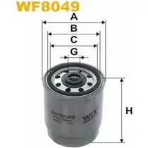 Топливный фильтр WIX FILTERS WF8049 2532626 G29I YU LQH46R изображение 0