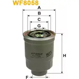 Топливный фильтр WIX FILTERS WF8058 EYS 3S 8V2W7FV 2532632 изображение 0