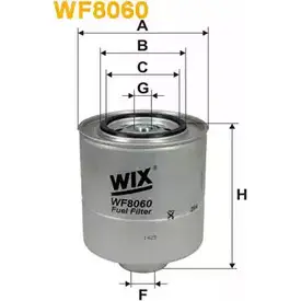 Топливный фильтр WIX FILTERS WF8060 U 3UD4J 1JNANG 2532634 изображение 0
