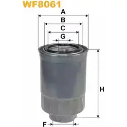 Топливный фильтр WIX FILTERS WF8061 2532635 QL7 V3 GNUBIQ изображение 0