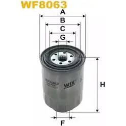 Топливный фильтр WIX FILTERS WF8063 AV975OH 2532637 NZR2 A64 изображение 0