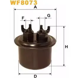 Топливный фильтр WIX FILTERS H598UFF QOG XR9 2532645 WF8073 изображение 0