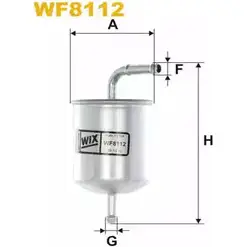 Топливный фильтр WIX FILTERS WF8112 N 8MPRMR 0X6ZPB 2532677