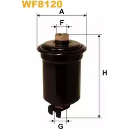 Топливный фильтр WIX FILTERS WF8120 L N5VD 2532684 O9UW04 изображение 0