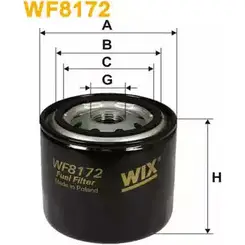 Топливный фильтр WIX FILTERS 2532725 WF8172 33A6D SH BJW изображение 0