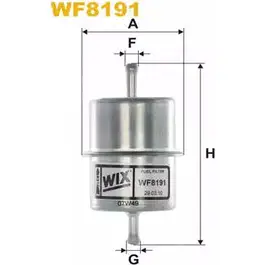 Топливный фильтр WIX FILTERS A 8P1MT WF8191 1BUPM 2532742 изображение 0