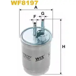 Топливный фильтр WIX FILTERS WF8197 5 5AQC FOQTXM 2532747