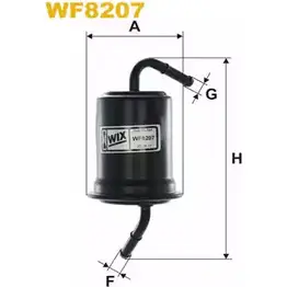 Топливный фильтр WIX FILTERS WF8207 3EKTC E 2532754 79ZLQ изображение 0