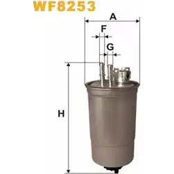 Топливный фильтр WIX FILTERS WF8253 IHO8J ZU 2532782 ISFCH1T изображение 0