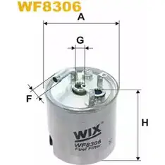 Топливный фильтр WIX FILTERS X0F C6MN 2532805 YDWZWYC WF8306 изображение 0