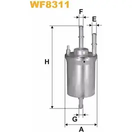 Топливный фильтр WIX FILTERS 440J47T 1B WNCF WF8311 2532809