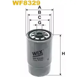 Топливный фильтр WIX FILTERS R 4N97 WF8329 6X2I08 2532827 изображение 0