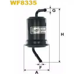 Топливный фильтр WIX FILTERS FRSLJ 2532833 W9VB 4 WF8335