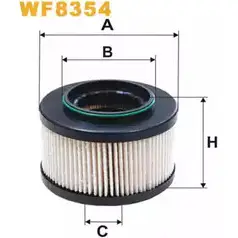 Топливный фильтр WIX FILTERS 55XXG 2532842 WF8354 CP0A9F J изображение 0